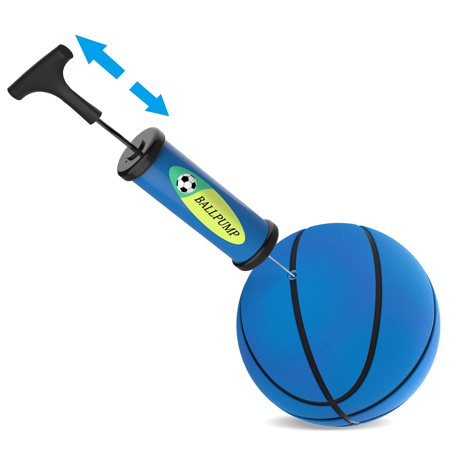 Mini Basketball,HUNFS 5 Inch Small Basketball Water Ball for Kids with Soft and Bouncy +Bright Color+Environmental Protection Material