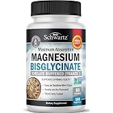 Magnesium Bisglycinate Chelated Supplement | 180 Capsules | High Absorption Magnesium Glycinate Supplement for Women and Men | Sleep, Muscle, Bone &amp; Joint Support | Non-GMO Chelate