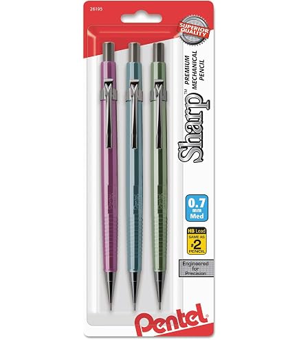 Amazon.com : Pentel Sharp Mechanical Pencil (0.7mm) Metallic
