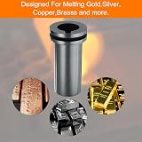 Sourcing Map Graphite Crucible 1kg 38mm ID 125mm H Melting Gold Silver Copper view 6