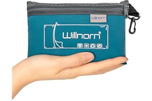 WILLNORN Satin Sleeping Bag Liners & Travel Sheets, Ultralight Silky Adult Sleep Sack with Two-Way-Zipper,86.5"×35.4" Single 