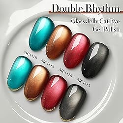 Double Rhythm Jelly Glass Cat Eye Gel Polish with