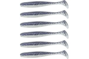 6TH SENSE - Divine Swimbait Series - Soft Plastic Swimbait and Trailer - Bass Fishing Lure - Multiple Sizes and Color Variations