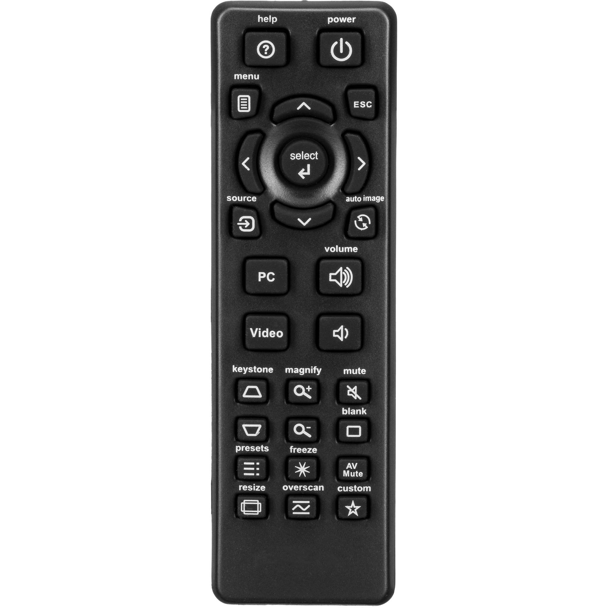 Leankle Remote Controller HW-Navigator-2 for InFocus Projectors IN1100, IN1102, IN2102, IN2102EP, IN2104, IN2104EP, IN2106, IN2106EP, IN3102, IN3104, IN3104EP, IN3106, IN3108, IN3902, IN3904