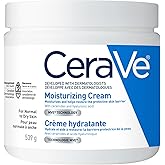 CeraVe Moisturizing Cream, Daily Face, Hands, & Body Cream Moisturizer for Dry Skin With Hyaluronic Acid and Ceramides for Wo
