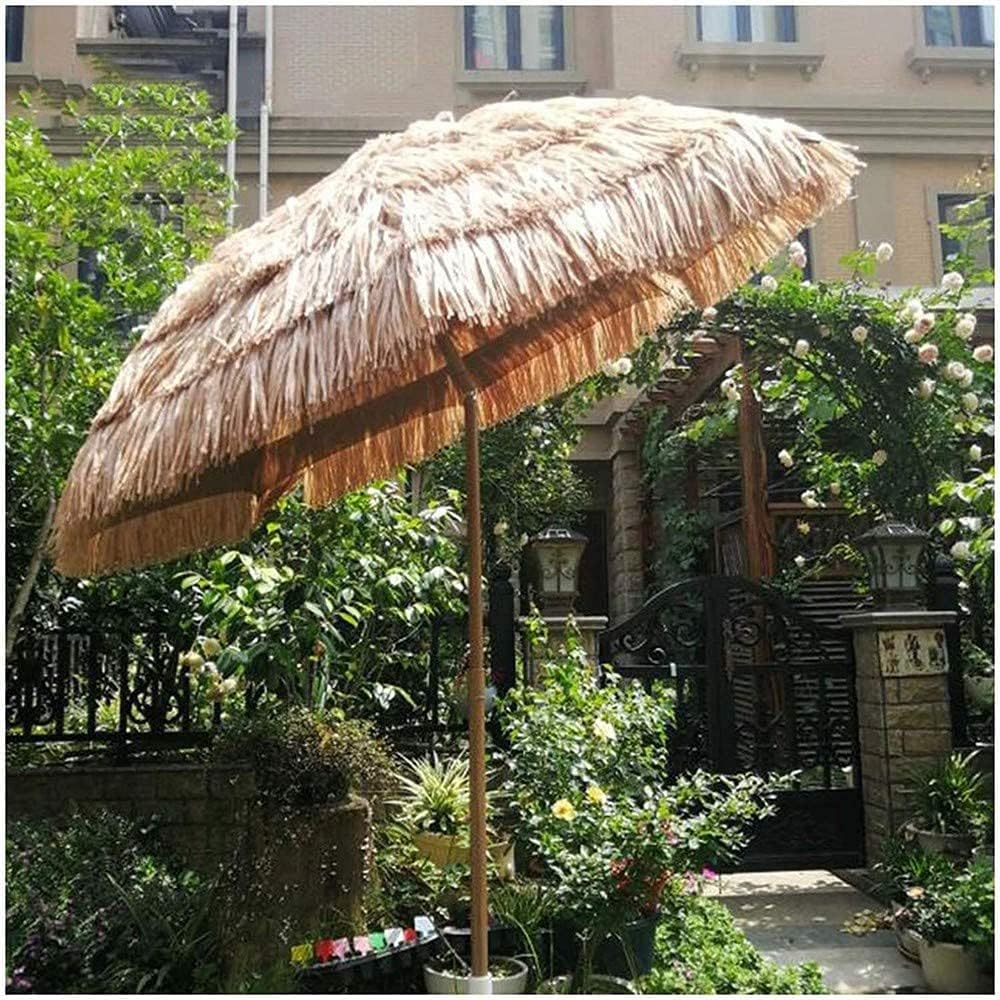 Garden Umbrella Parasol,Garden Umbrella Diameter 200 Cm,Raffia Straw