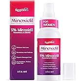 Women's 5% Minoxidil Spray for Hair Growth: RootStim Extra Strength Minoxidil with Rosemary & Biotin for Thinning Hair Regrowth and Fuller Hair - 2 Fl Oz