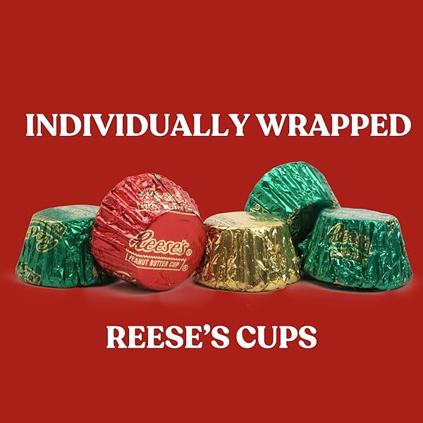 2024 REESE’S PEANUT BUTTER CUP ADVENT CALENDAR, 24-DAY COUNTDOWN TO CHRISTMAS WITH CANDY, INDIVIDUALLY WRAPPED PIECES, 7.4 OUNCES