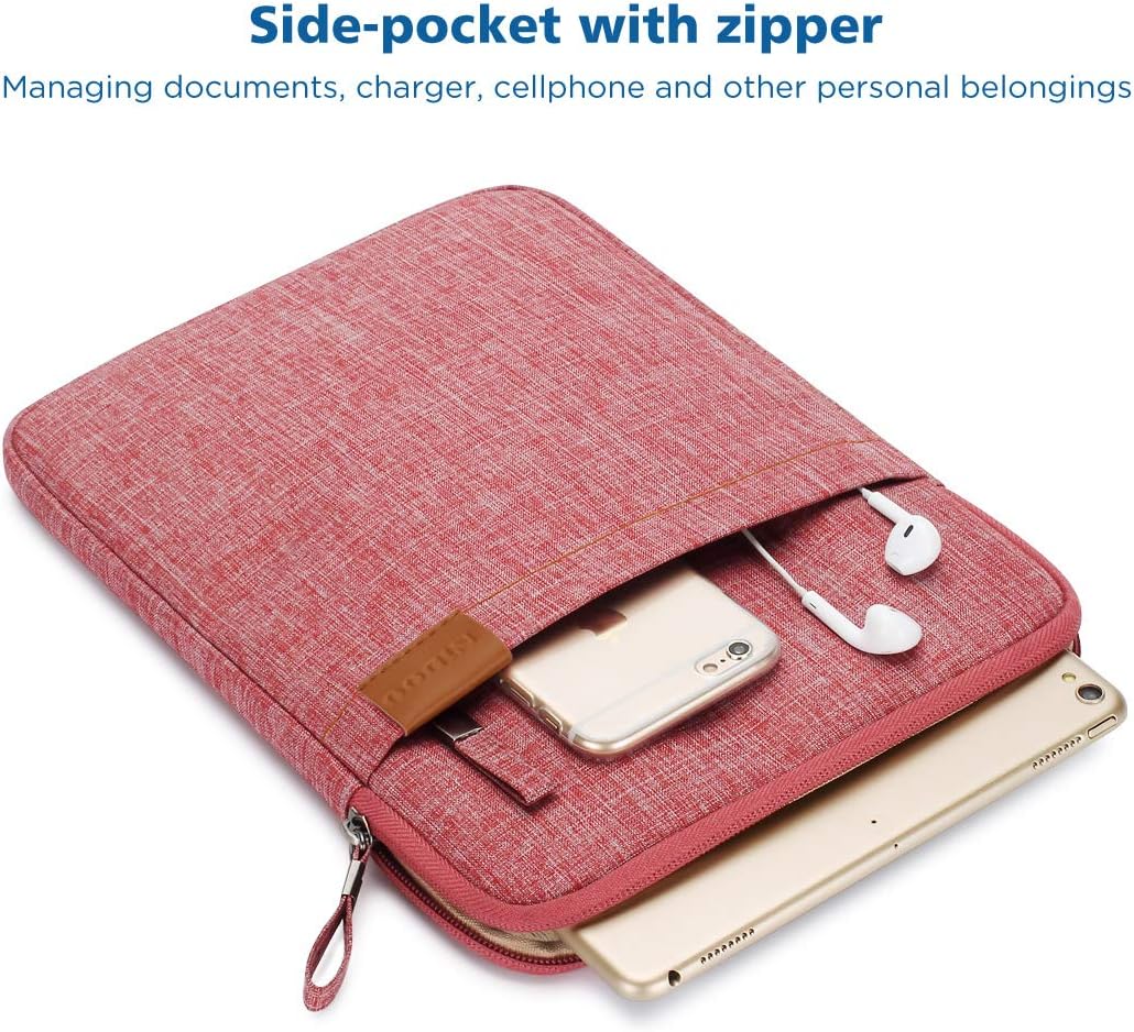 NIDOO 8 Inch Water-Resistant Laptop Sleeve Case Protective Bag Portable Carring for 7.9" iPad mini 4 5/8" iPad mini 6/8" Tab M8 3th Gen / 8.7" Galaxy Tab A7 Lite / 8" MatePad T 8 Kids Edition - Image 5