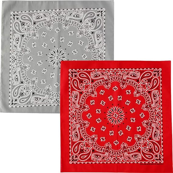 Amazon Co Jp Hav A Hank Hava Hank 2 Piece Set Total 30 Patterns Made In Usa 21 7 X 21 7 Inches 55 X 55 Cm Paisley Vintage Bandana Made In Usa Black White Scarf Handkerchief 21 7 X