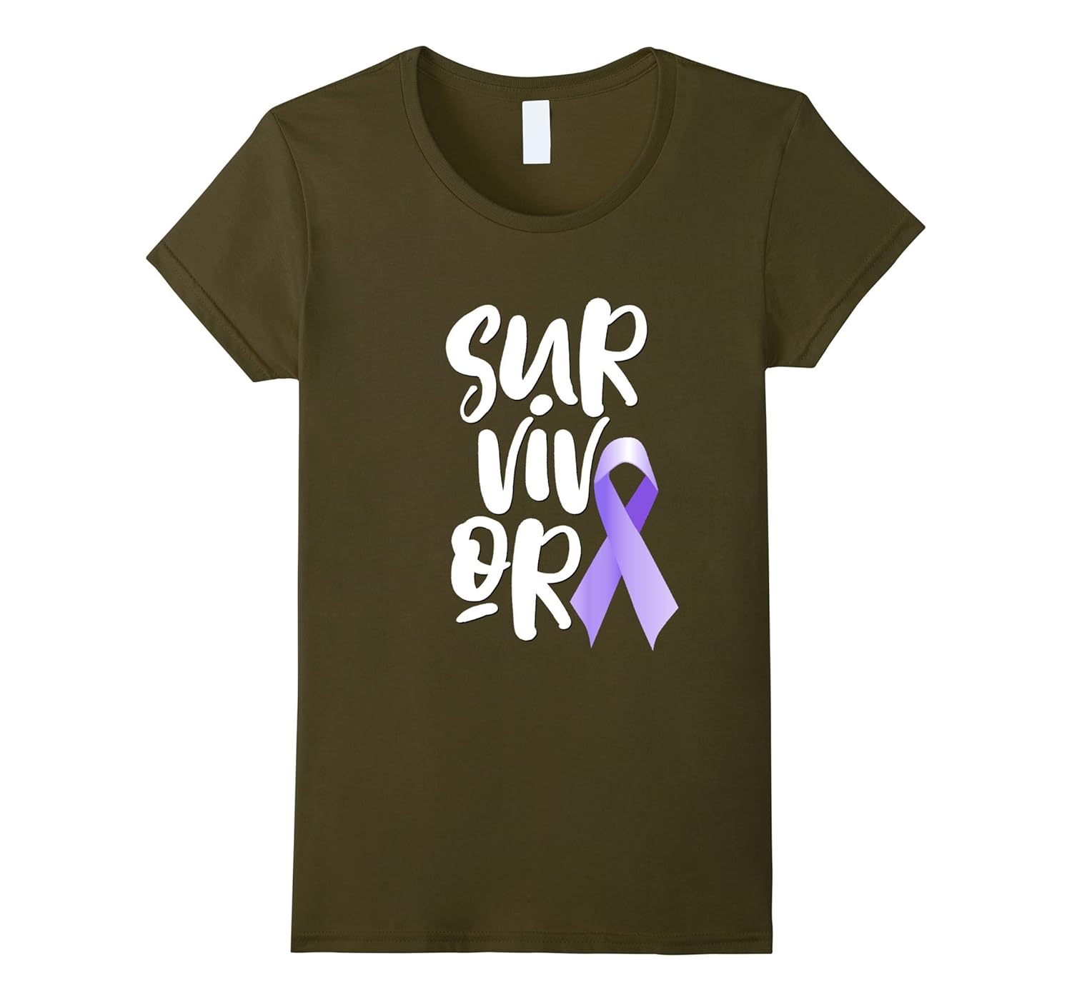Testicular Cancer Survivor Shirt Orchid Awareness Ribbon