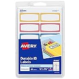 Avery Durable Labels for Kids' Gear, 3/4" x