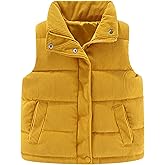 Happy Cherry Corduroy Vest for Toddler Baby Sleeveless Winter Jacket Stand Collar Thick Warm Coat 1-10Y