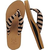 KuaiLu Flip Flops for Women with Arch Support Yoga Mat Comfortable Summer Beach Walking Thong Cushion Sandals Slip On Indoor Outdoor