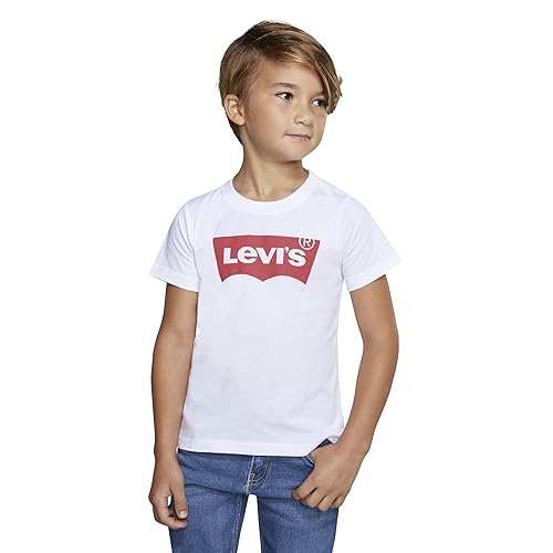 Levi's Kids Batwing Tee Boys, White, 6 Years