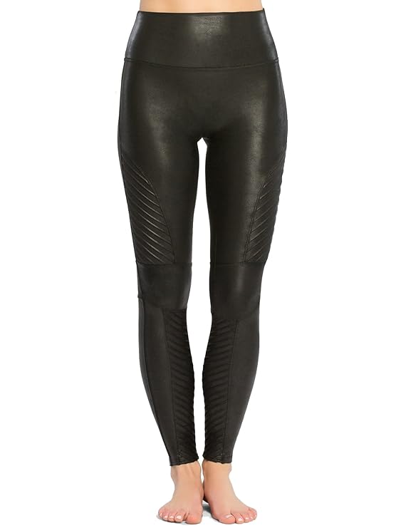 Spanx Structured Leggings Shaping-Leggings im Biker-Look Damen