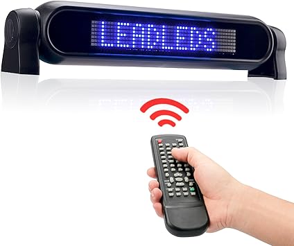 Amazon Com Leadleds Dc12v Led Car Rear Window Sign Board