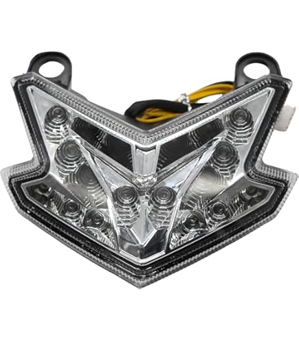 Amazon.com: Smoked LED Tail Light w/Integrated Turn Signals For