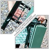 Crystals Heavy Duty Garden Kneeler Stool Foldable Pad with Gloves view 3