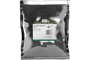 Frontier Co-op Organic Ground Smoked Paprika 1lb Bulk Bag - Spanish Paprika Powder Seasoning - Restaurant Supply
