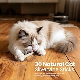 SeaMorn Cat Toys 30 Silvervine Sticks 7 Catnip Toys Interactive Dental view 7