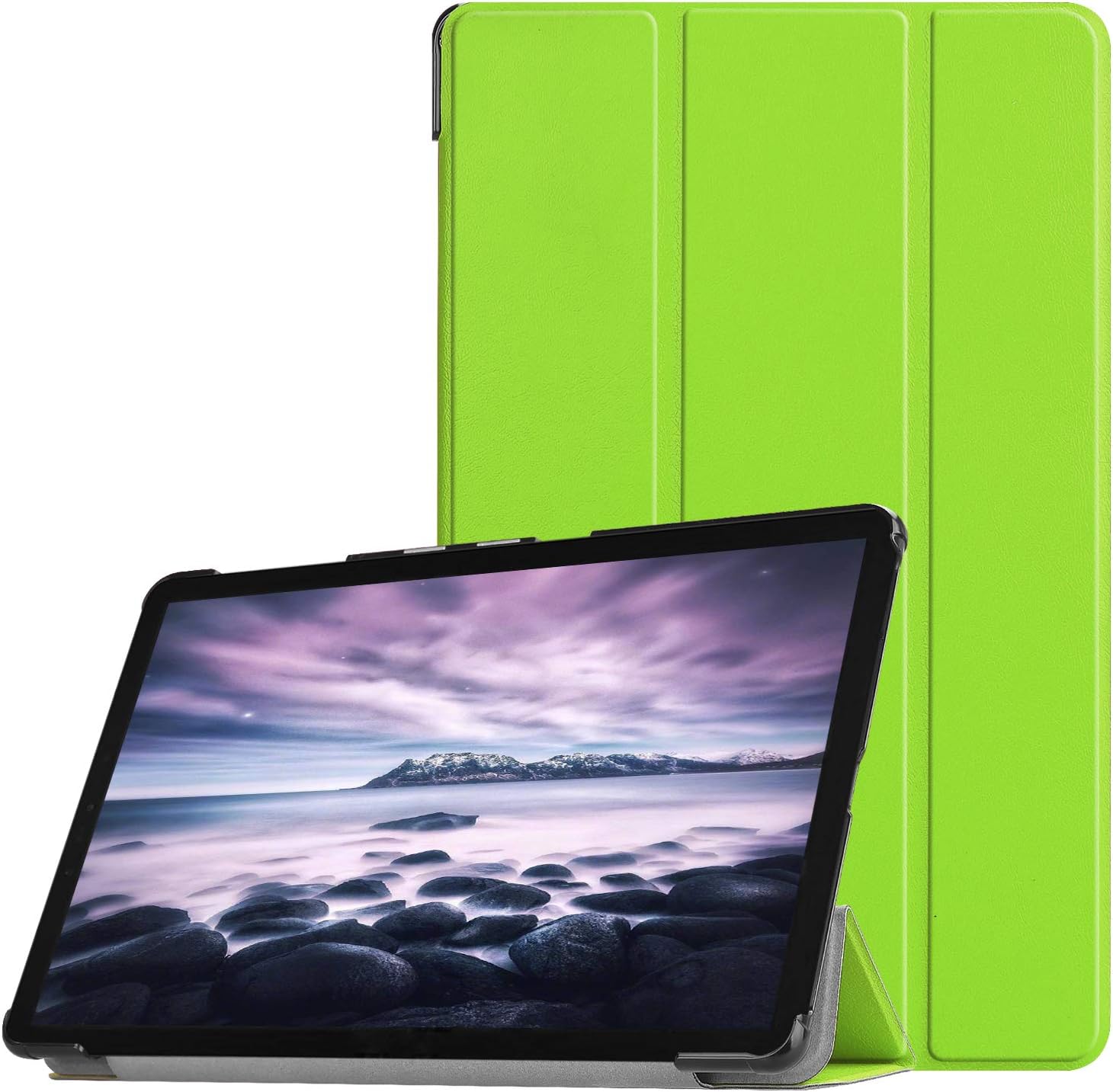Galaxy Tab A 10.5 Case, UZER Ultra Slim Lightweight PU Leather Smart Case Protective Folding Trifold Stand with Soft TPU Back Cover for Samsung Galaxy Tab A 10.5" 2018(SM-T590/T595)