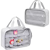 Storage Carrying Bag for Tonies 2 Characters, Travel Case for Tonie Figures, Up to 34 Pieces (Grey, Large)