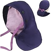 ABAMERICA Scrub Caps for Women Surgical Caps Nurse Hat Functional Ponytail Holder for Long Hair Single or Satin-Lined