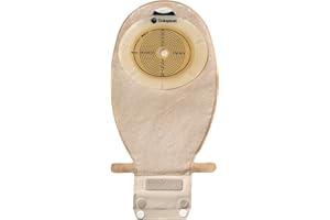 Coloplast Sensura #15521 One Piece EasiClose Wide Outlet 3/8" to 3" Non-Convex Standard Wear, Transparent - Pack of 20