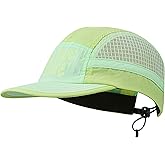 Croogo Short Brim 5 Panel Baseball Cap Mesh Quick Drying Summer Cap for Men Women Lightweight Breathable Sports Hat