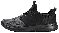 Skechers Men's Delson-Camben Sneaker, Black, 11 M US