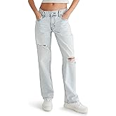 Aeropostale Womens Low Rise Elastic Waist Baggy Jean
