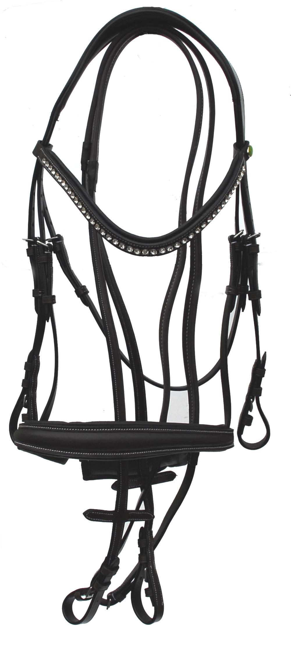 Rhinegold Anatomic Cavesson Bridle - Cob - Havana