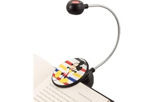 WITHit Disney Clip On Book Light– Mickey –LED Reading Light, Reduced Glare, Portable, Lightweight Bookmark Light for Kids and Adults, Batteries Included