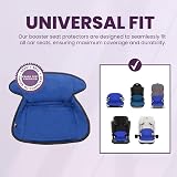Lynmark Booster Seat Protector Navy Velvet Waterproof Cover for Car Seats view 6