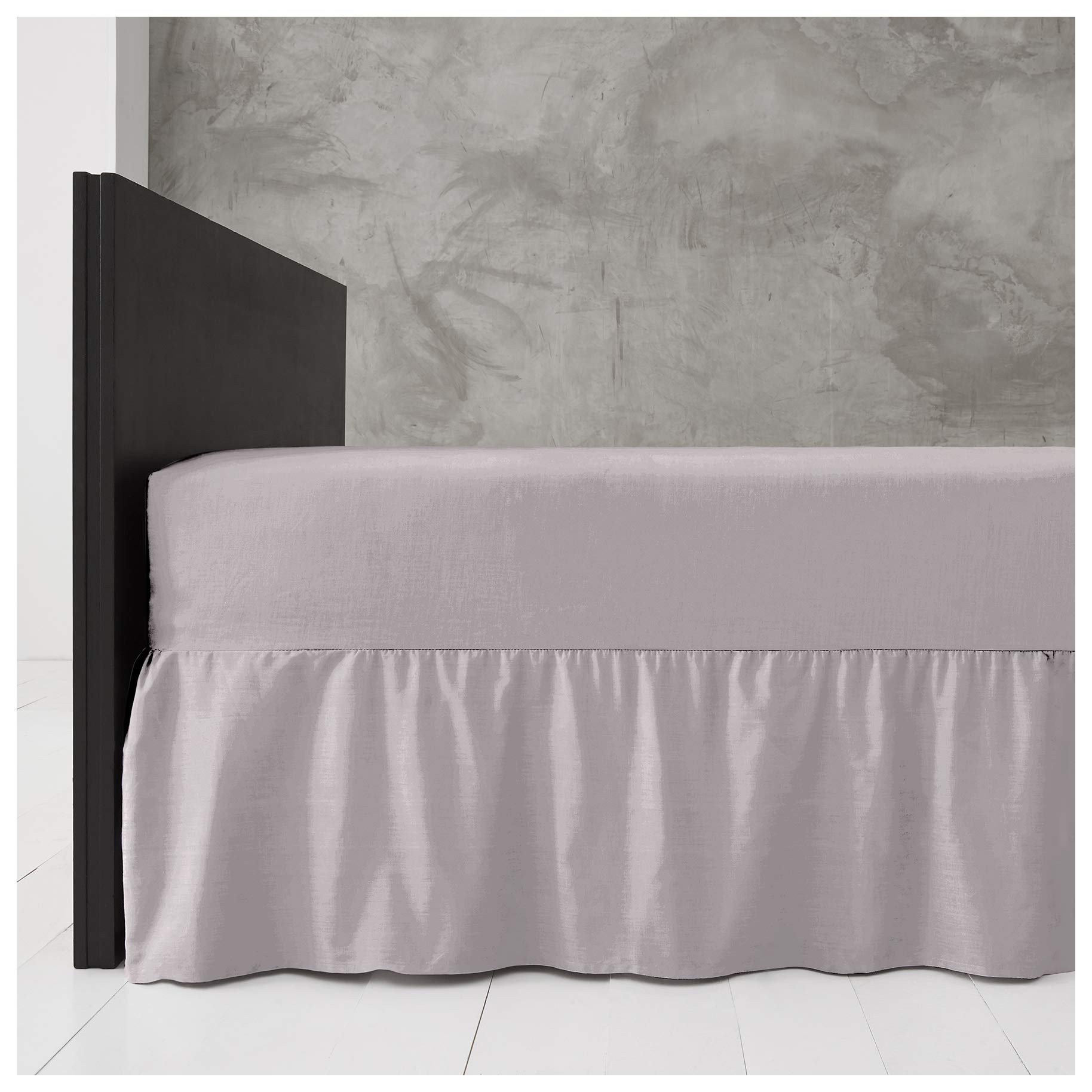 GC GAVENO CAVAILIA Valance Sheet, Polyester-Cotton, Grey, Single