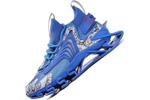 GJUYC Sneakers Shoes for Men Running Shoe Mens Trail Fashion Sport Man Athletic Men's Basketball Walking Casual Hiking Male Black White Blue Size Runner Breathable Women Boys Kids