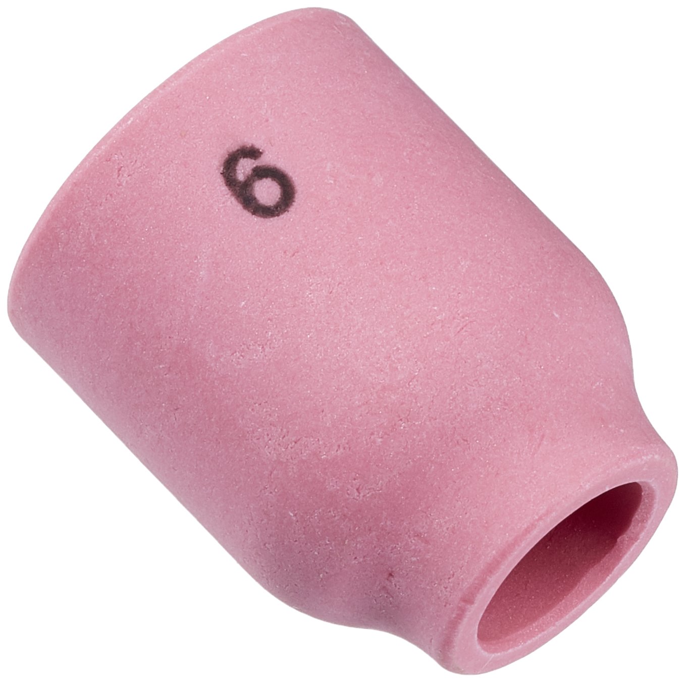 Lincoln Electric KP10513-6 Gas Lens Ceramic Nozzle, 9.5 mm Length, LT9/20