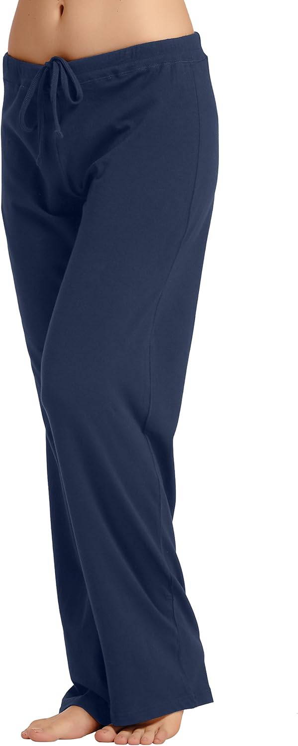 CYZ Womens Casual Stretch Cotton Pajama Pants Simple Lounge Pants