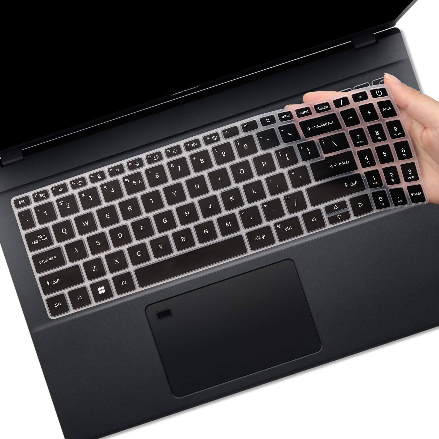 Photo 1 of Keyboard Cover for 15.6" Acer Aspire 3 A315-24P-R7VH A315-24PT A315-510/59/58, Aspire 15 A15-41M/51M/61M, Aspire 5 A515-58GM/58M/58MT/58PT A515-57G/57, Aspire Slim 15.6 inch (Not Fit A515-46~A515-56)