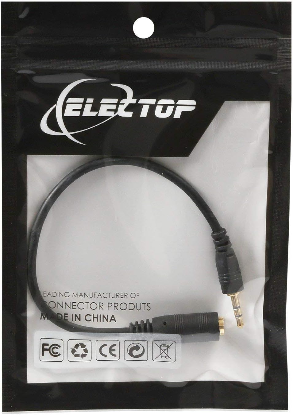 Electop 2.5mm Male to 3.5mm(1/8 inch) Female Stereo Audio Jack Adapter Cable for Headphone: Electronics