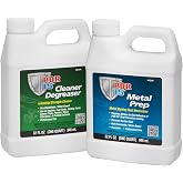 POR-15 Stop Rust Preparation System - Cleaner Degreaser and Metal Prep, Non-flammable and Water-based, 32 Fluid Ounces, 1-quart each