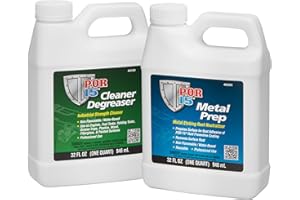 POR-15 Stop Rust Preparation System - Cleaner Degreaser and Metal Prep, Non-flammable and Water-based, 32 Fluid Ounces, 1-quart each