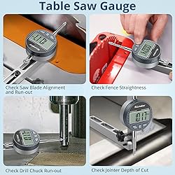 ALLmeter Digital Table Saw Gauge with Dial