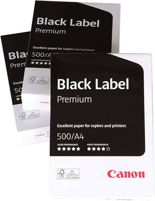 black label paper