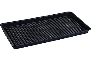 Eagle 1677B Containment Utility Tray, 36" Length X 18" Width X 2" Height, Black