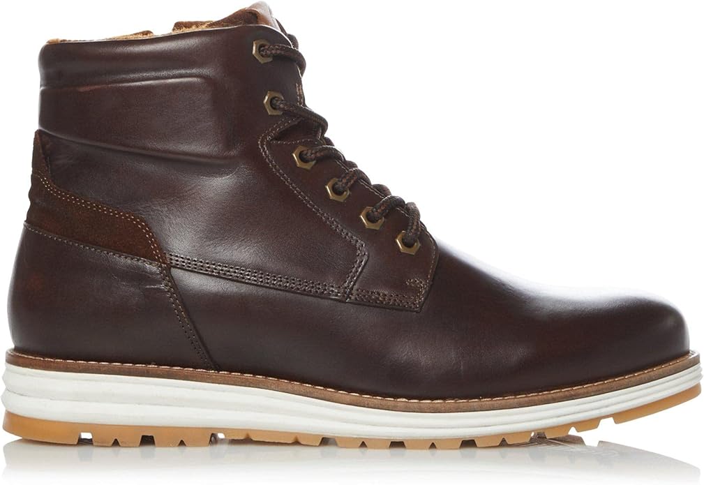 Dune Mens Catchy Casual Wedge Hiker Boots Flat Heel