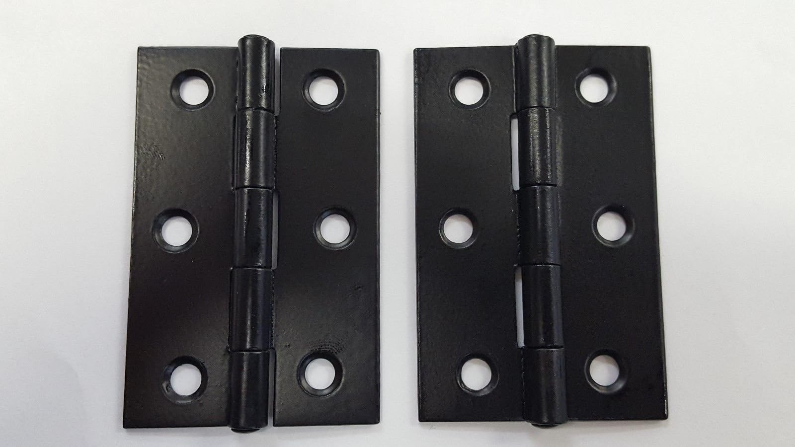 Black Butt Hinge 3" x 2" 76mm x 50mm One Pair