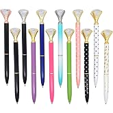 Gullor 12 Stück Bling Crystal Pen – 2-in-1 Kugelschreiber & Touchscreen Stift, Mehrfarbig