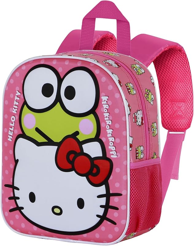 Sanrio Hello Kitty Funny-Sac à dos 3D Elite, Rose, 25 x 30 cm, Capacité 7 L